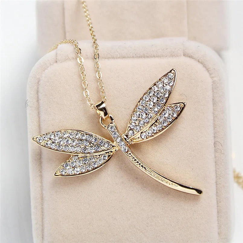 Dragonfly Cubic Zirconia Pendant