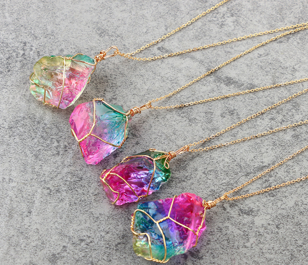 7-Archangel Manifestation Crystal Pendant