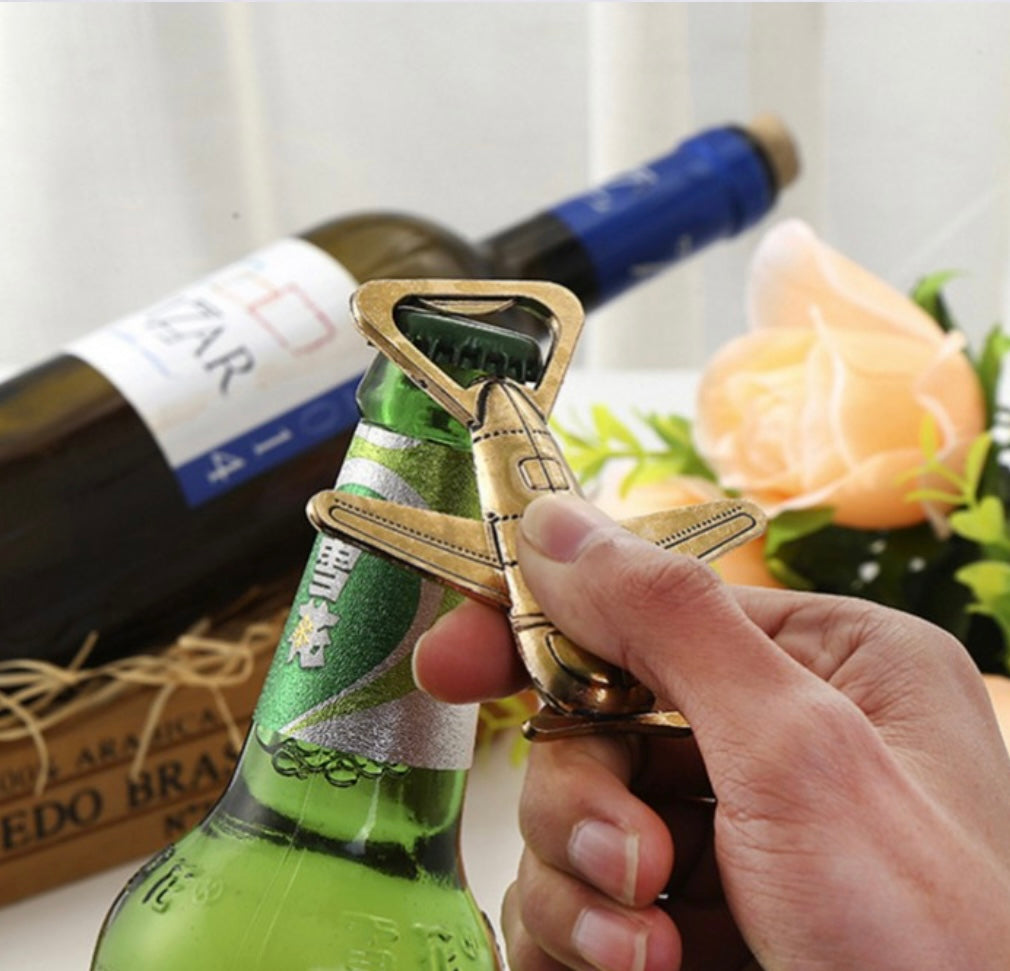 Warplane Bottle Opener Party Favour