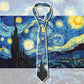 Van Gogh Starry Night Oil Painting Necktie