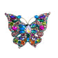 Vintage Luxury Large Crystal Butterfly Brooch & Pendant