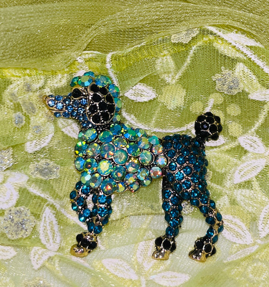 Glam Poodle Brooch & Pendant