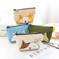 Cat Canvas Coin Pouch