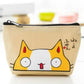 Cat Canvas Coin Pouch