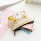 Cat Canvas Coin Pouch