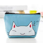 Cat Canvas Coin Pouch