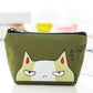 Cat Canvas Coin Pouch