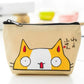 Cat Canvas Coin Pouch