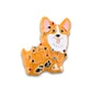 Christmas Jimihen Corgi Lapel Pin