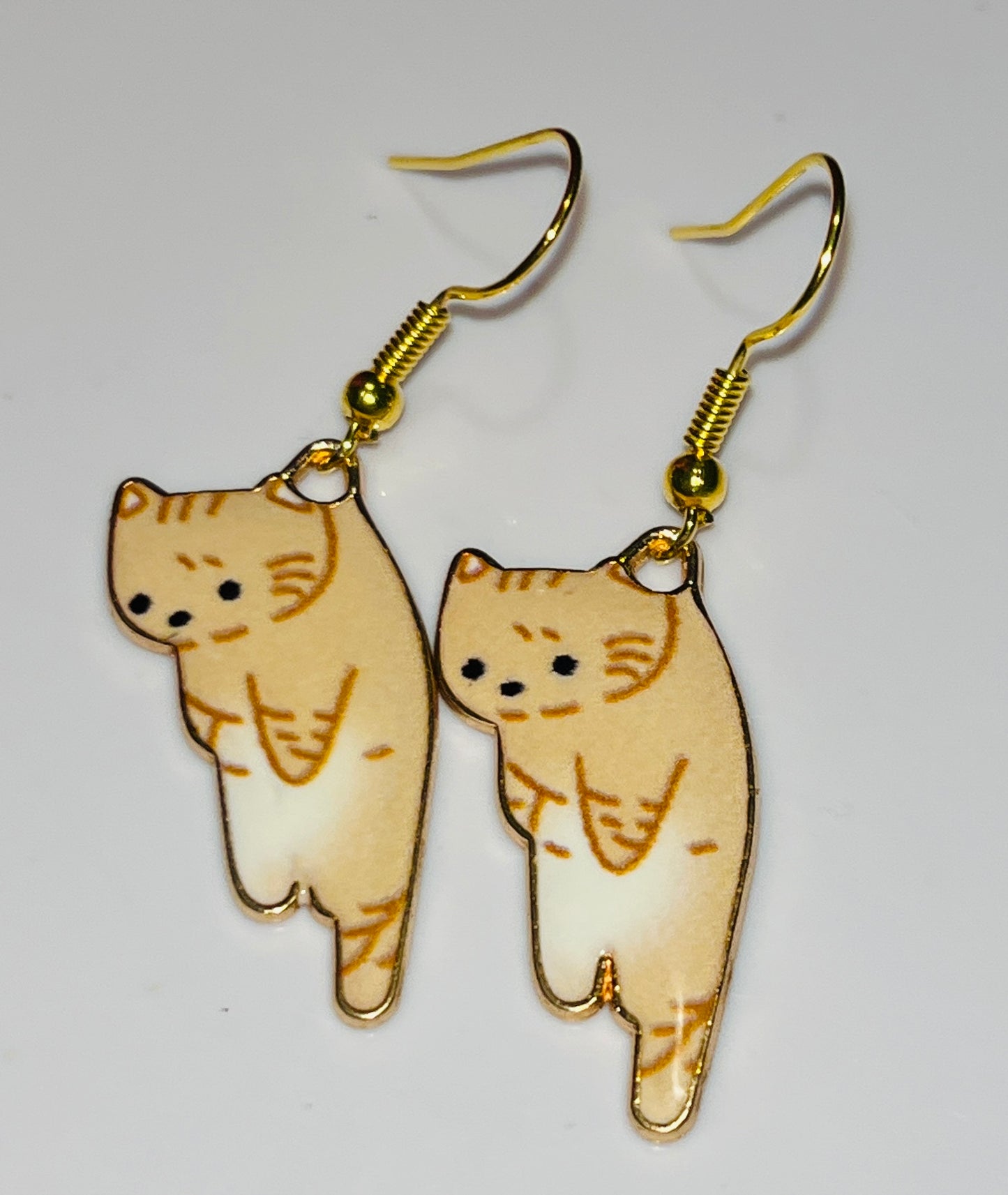 Cuddle Cat Artisan Earrings