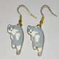 Cuddle Cat Artisan Earrings