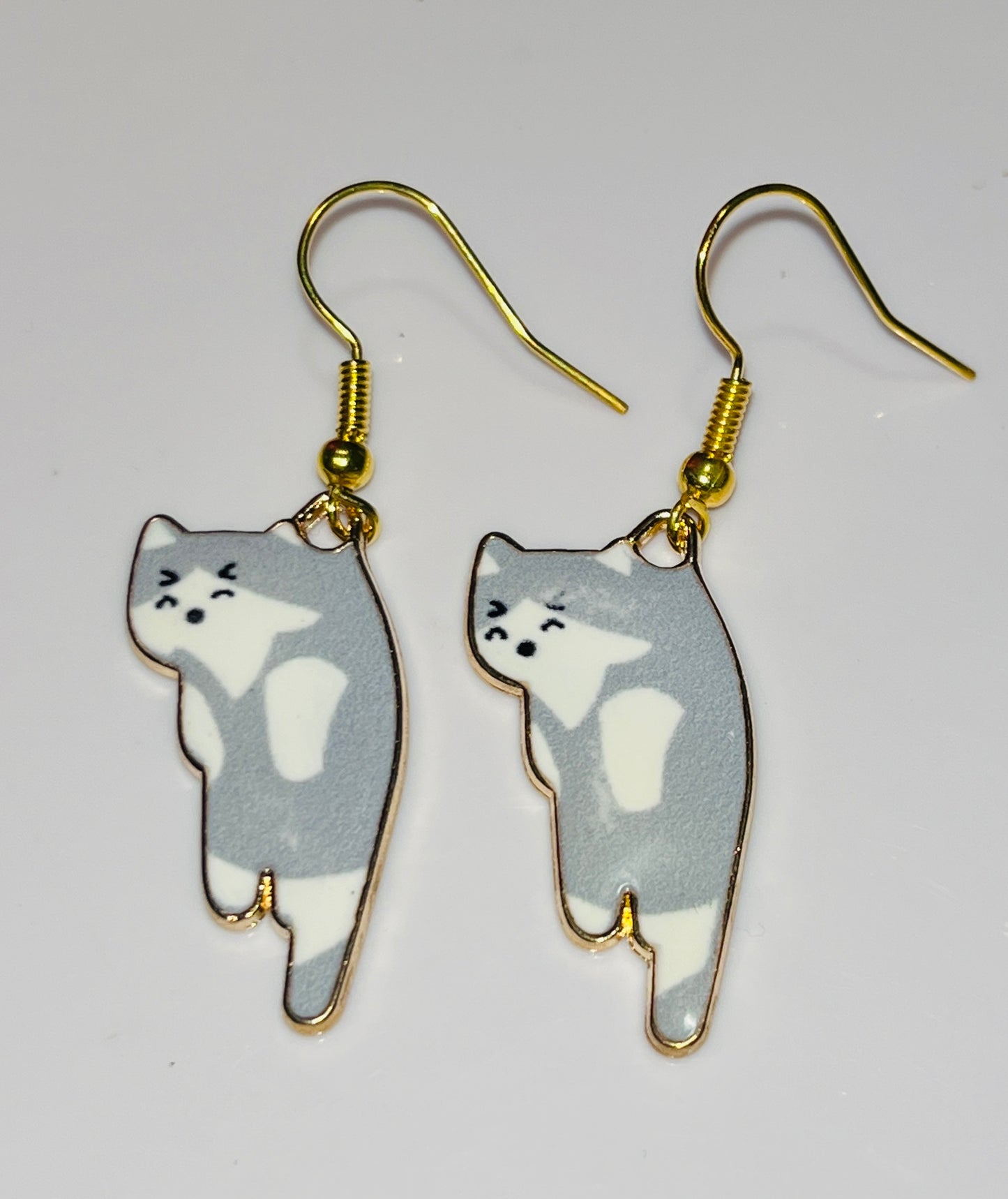 Cuddle Cat Artisan Earrings