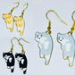 Cuddle Cat Artisan Earrings