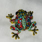 Fabulous Frog Rhinestone Brooch & Pendant