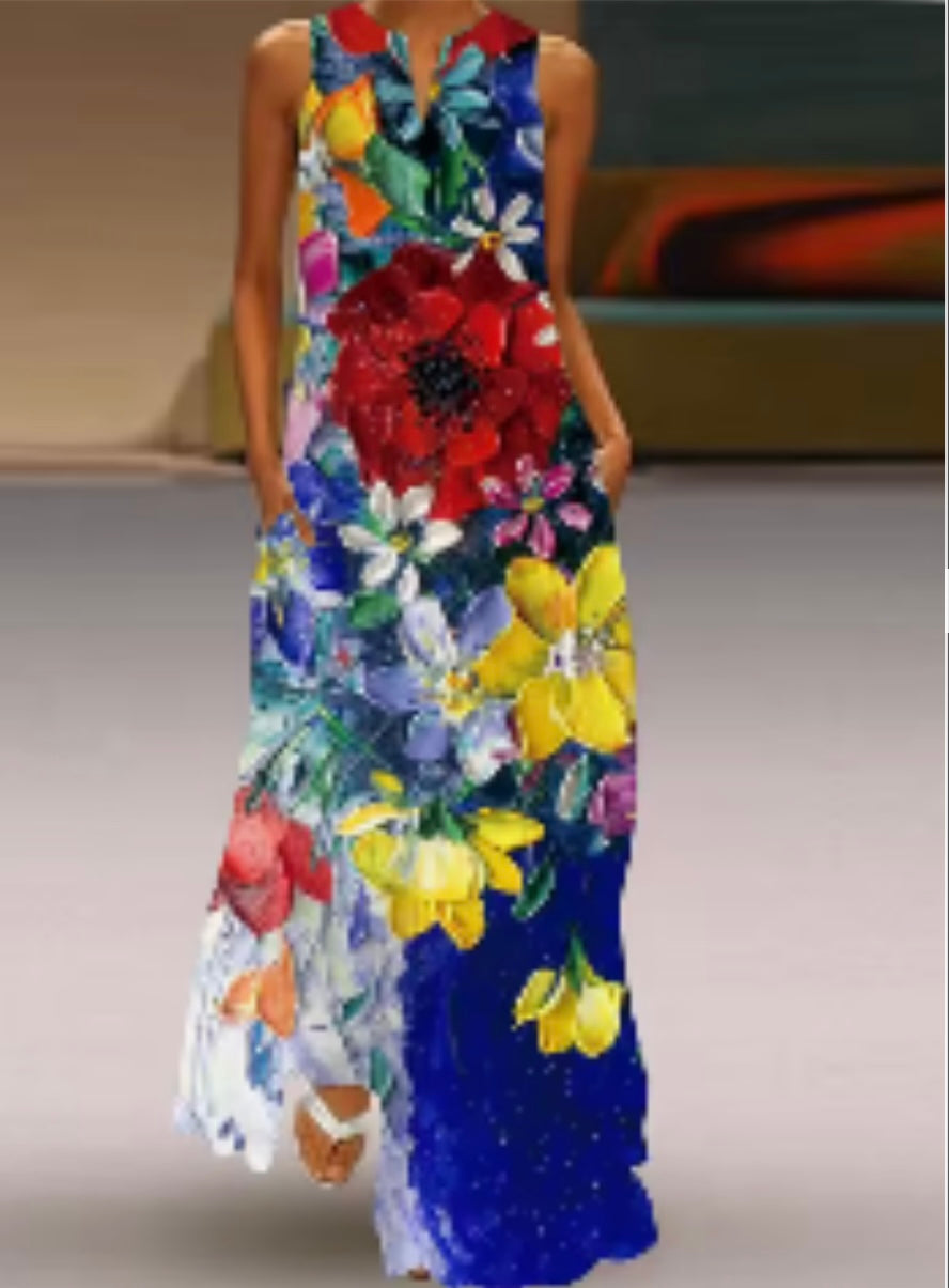 "Hawaiian Wedding" 3D Botanical Dress