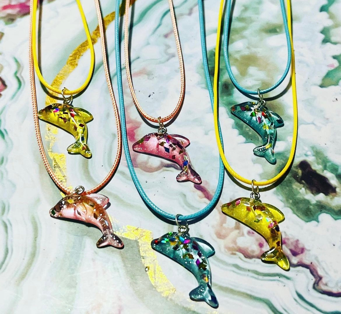 Artisan Dolphin Pendants