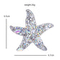 Sparkling Starfish Rhinestone Brooch & Pendant