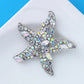 Sparkling Starfish Rhinestone Brooch & Pendant