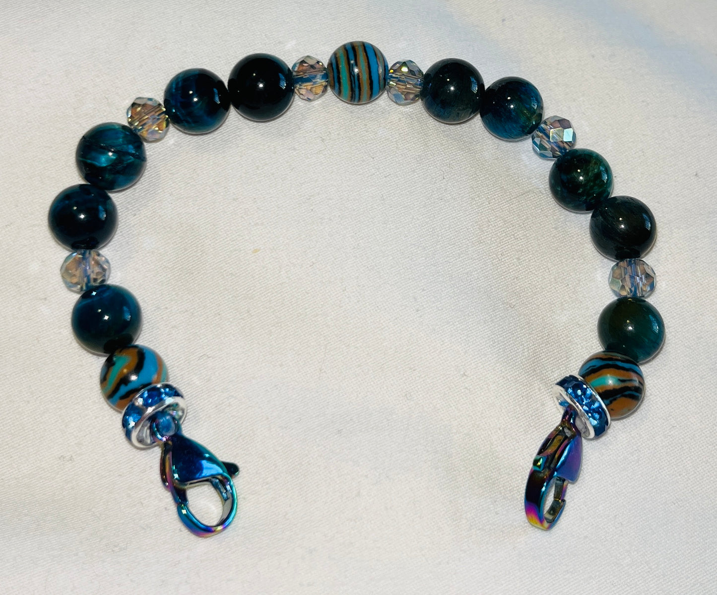 Medical Alert Natural Stone Bracelets