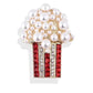 Movie Night Popcorn Brooch