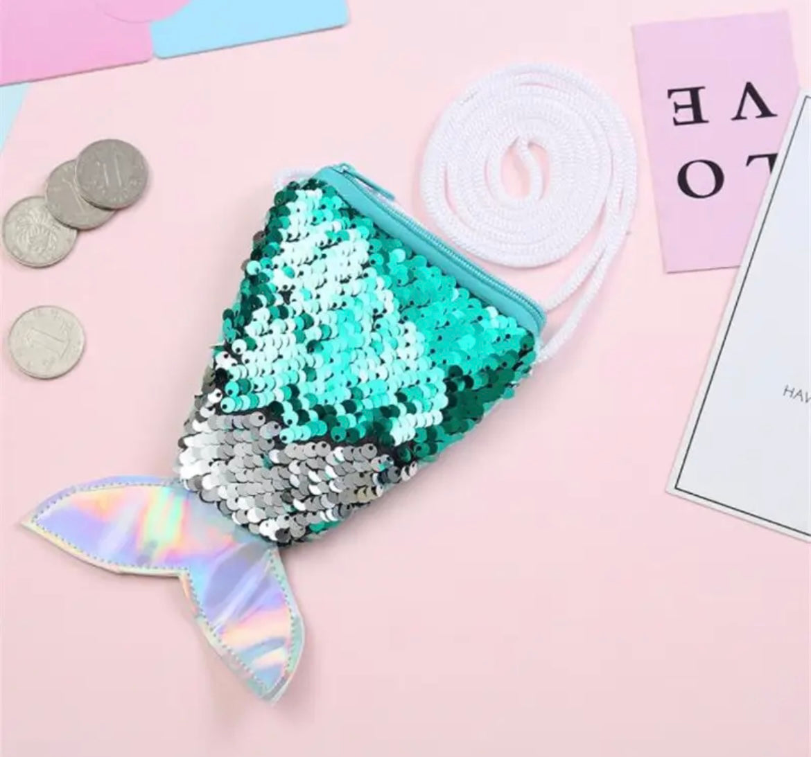 Mermaid Sequin Shoulder Bags