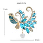 “Bird Of Paradise” Rhinestone Brooch