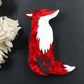 Suave Red Fox Brooch