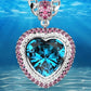 Crystal Sea CZ Heart Pendant