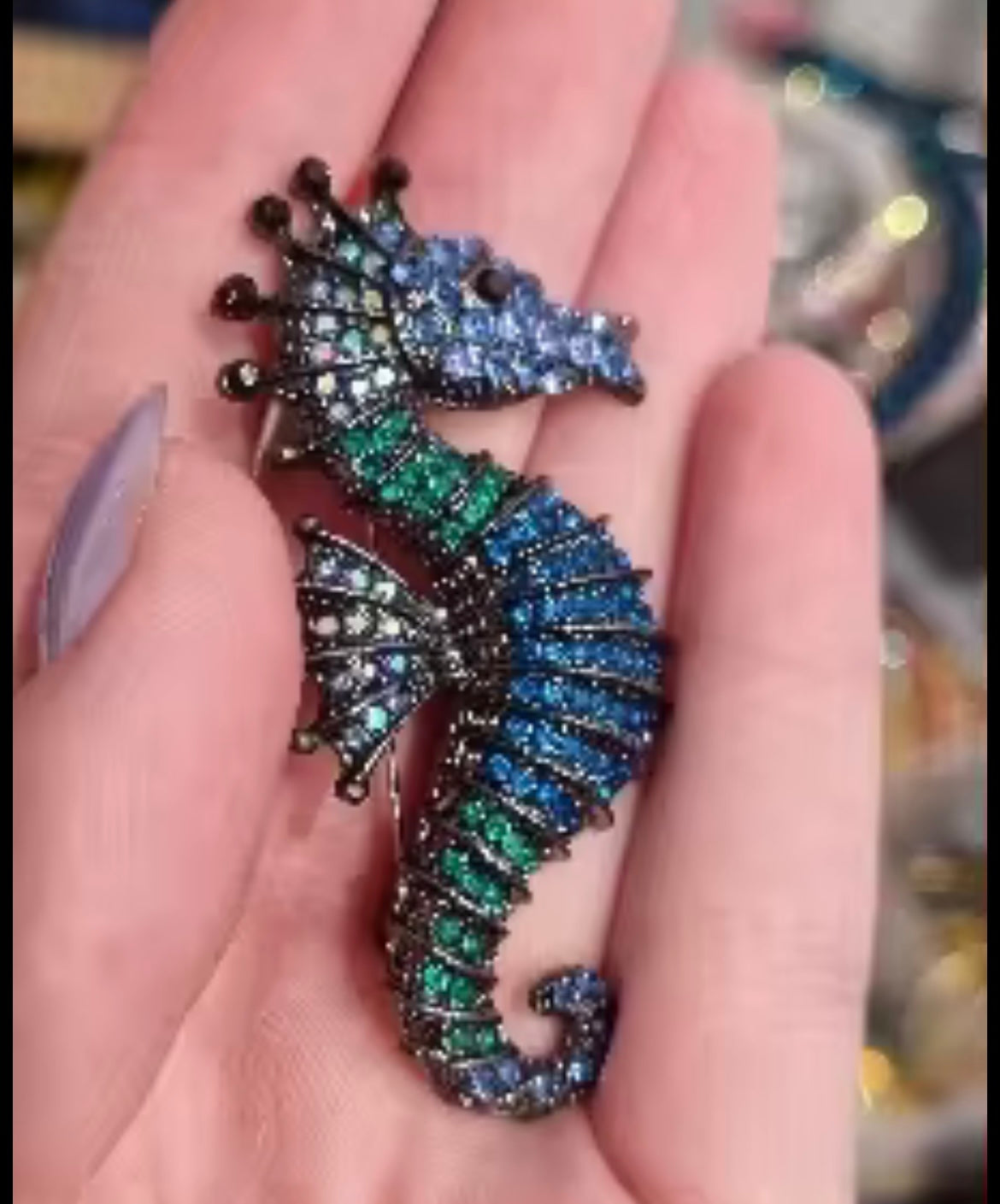 Sea Horse Brooches