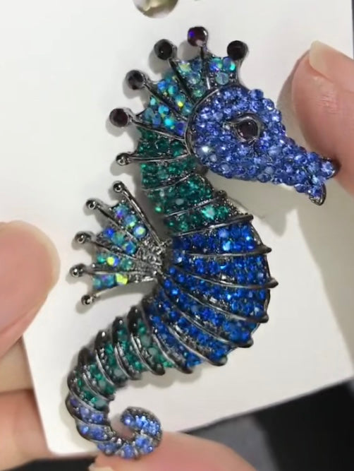 Sea Horse Brooches