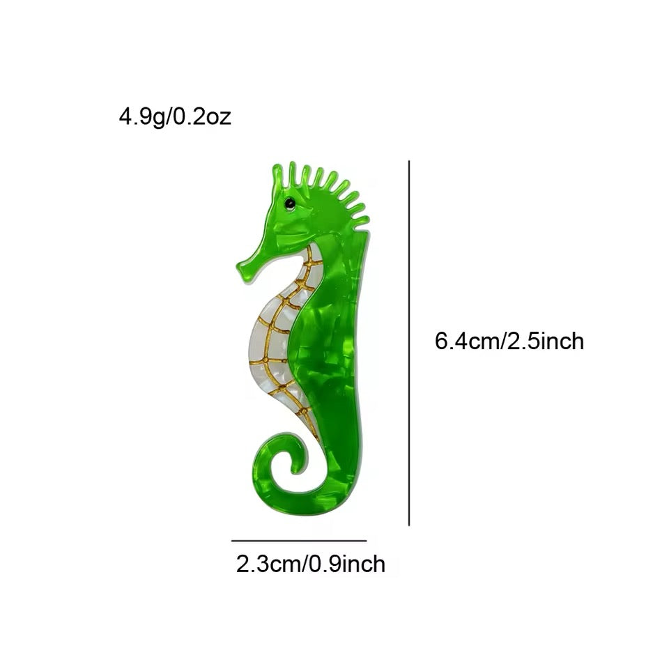 Sea Horse Brooches