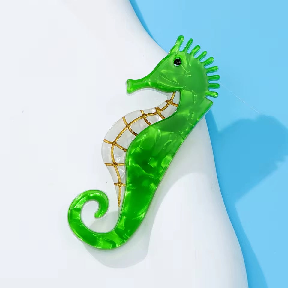 Sea Horse Brooches