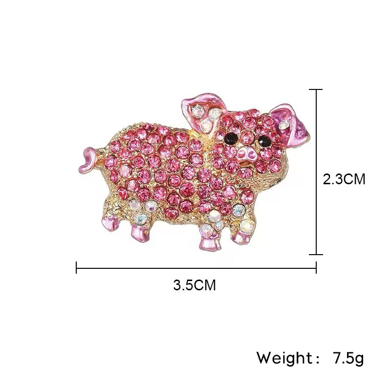 “This Little Piggy” Brooch