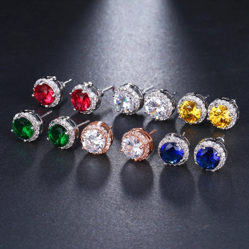 CZ Stud Earrings