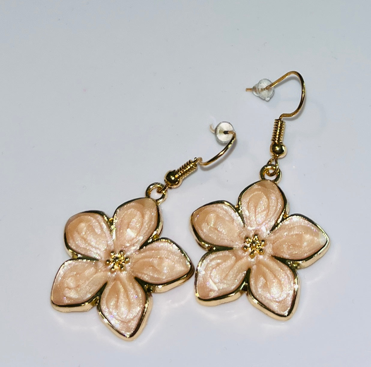 Sakura Flower Artisan Charm Earrings