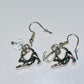 “Cat Chasing Ball” Artisan Earrings