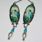 Blue Heron Artisan Earrings