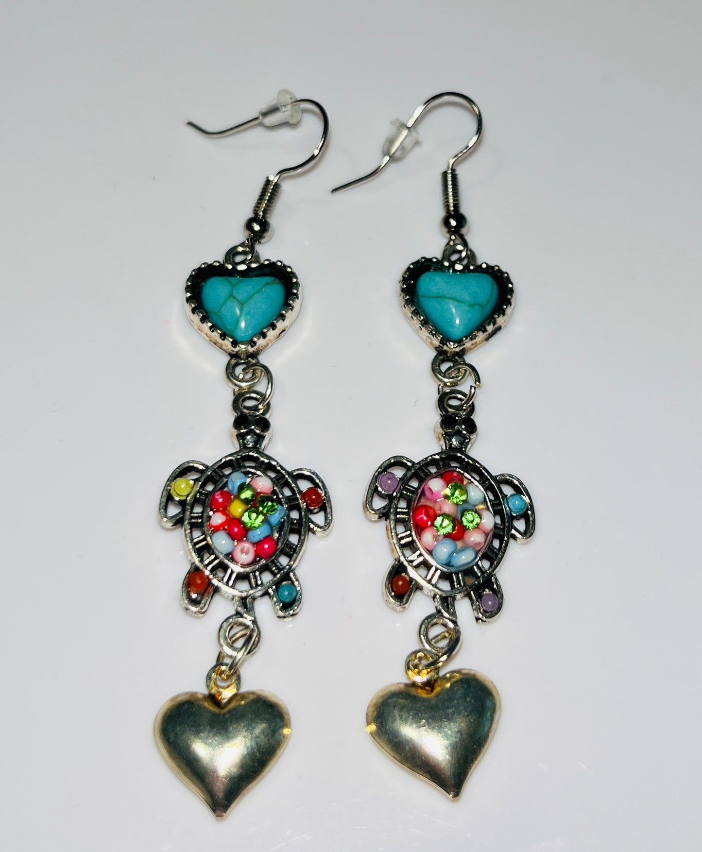 “I Love Turtles” Artisan Earrings