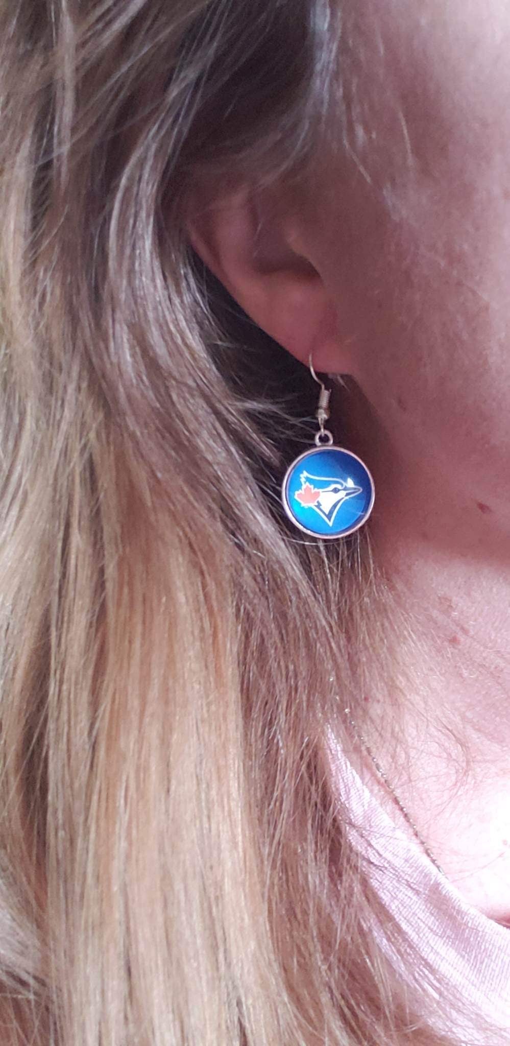 “Blue Jays All The Way!” Earrings