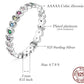 925 Silver AAAAA CZ Love Heart Eternity Ring