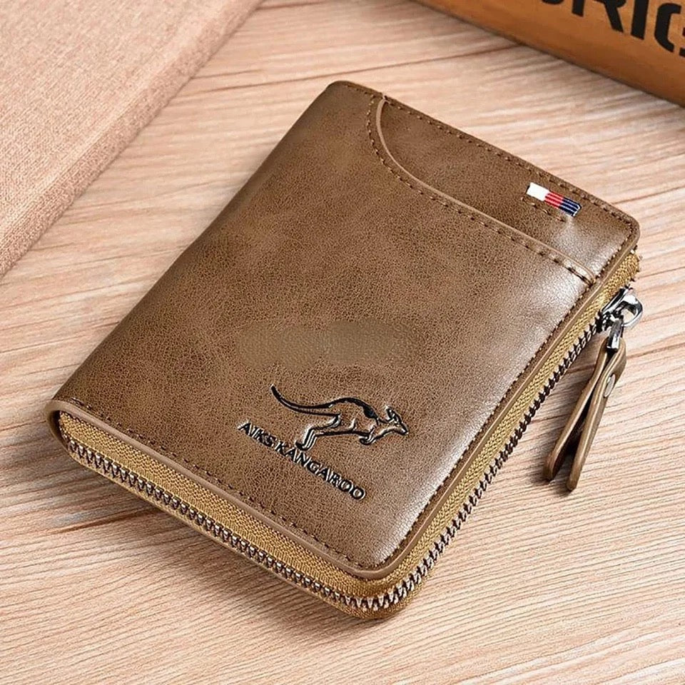 Men’s Kangaroo RFID Imitation Leather Wallets