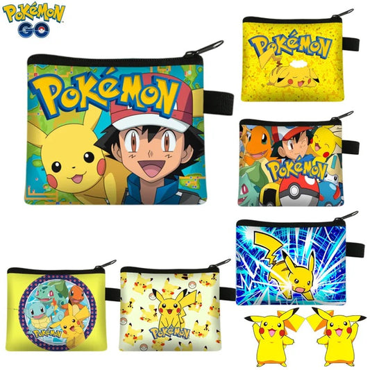 Pokemon Pikachu Kids Cartoon Coin Purse