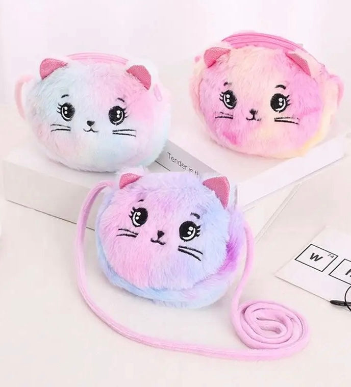 Cartoon Plush Crossbody Bags