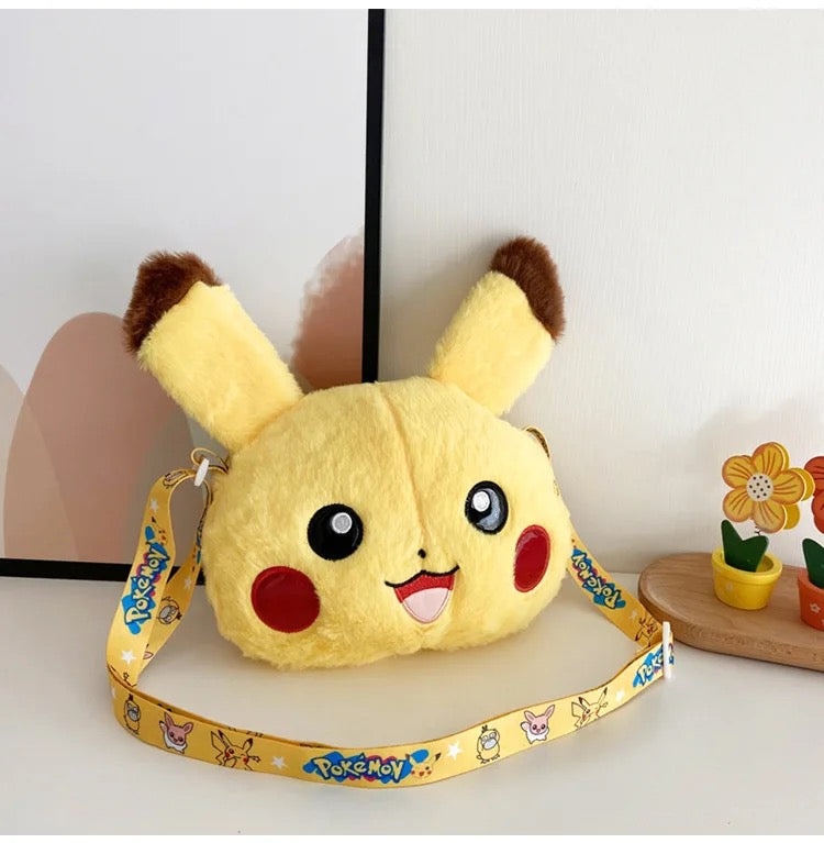 Pokemon Plush Pikachu Shoulder Bag