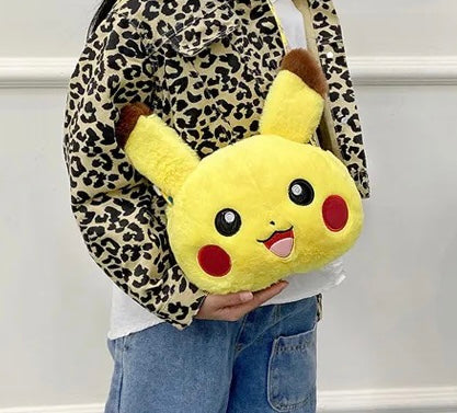 Pokemon Plush Pikachu Shoulder Bag