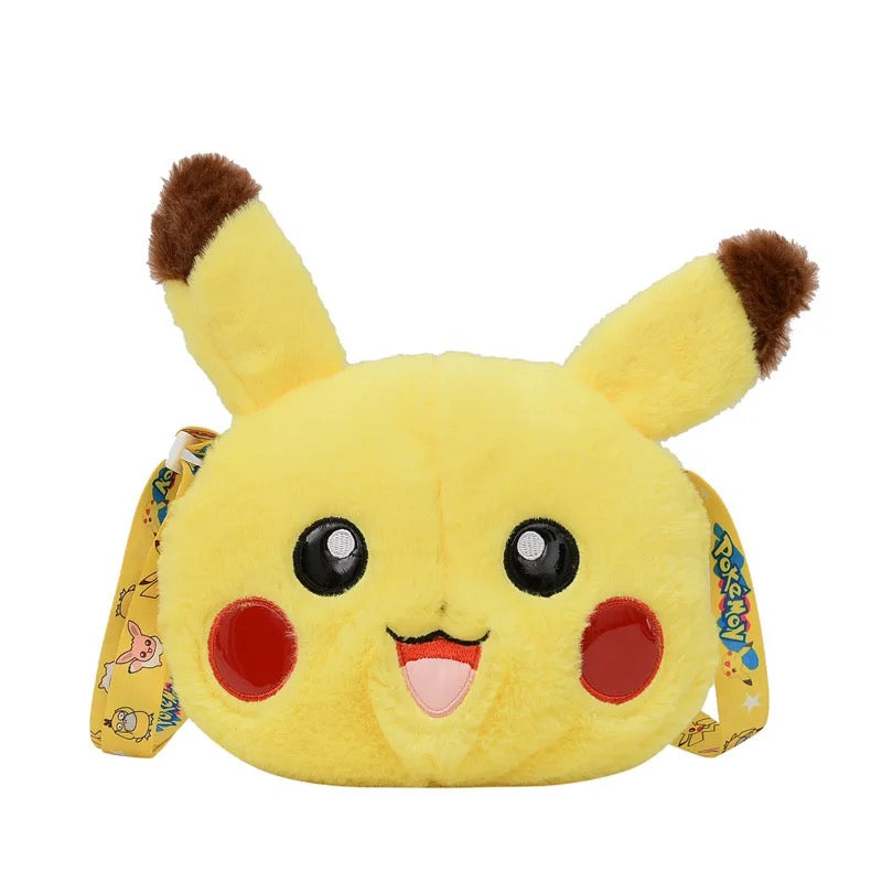 Pokemon Plush Pikachu Shoulder Bag