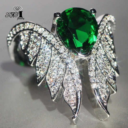 “On The Wings Of Angels” CZ Ring