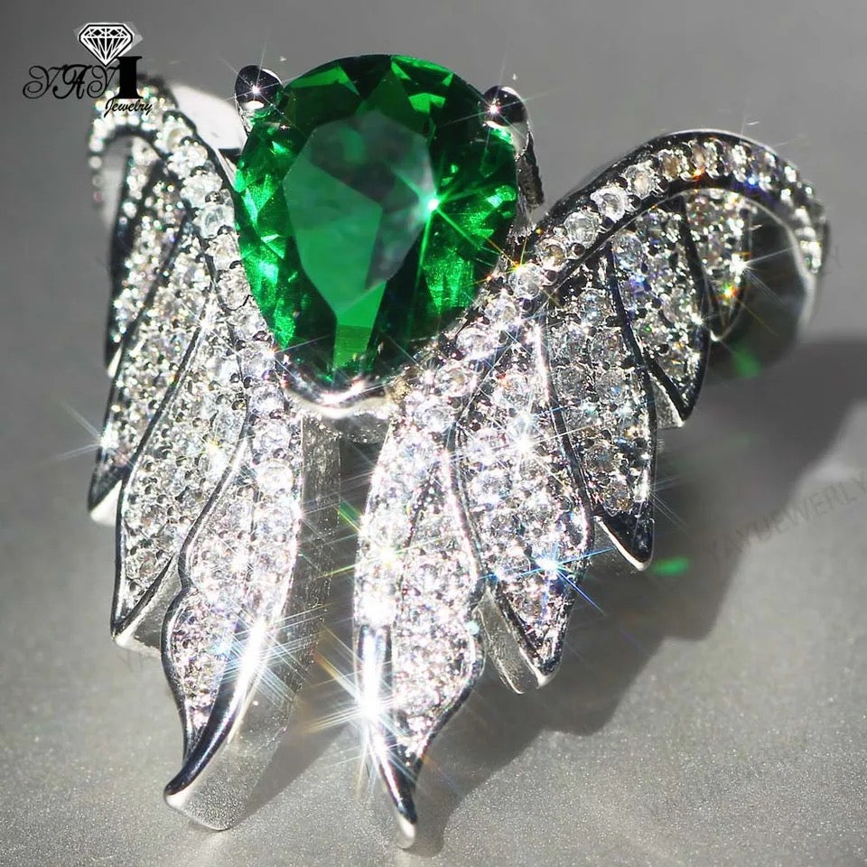 “On The Wings Of Angels” CZ Ring