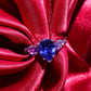 Blue & Purple Water-Drop CZ Ring