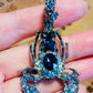 Stunning Scorpion Crystal Brooch